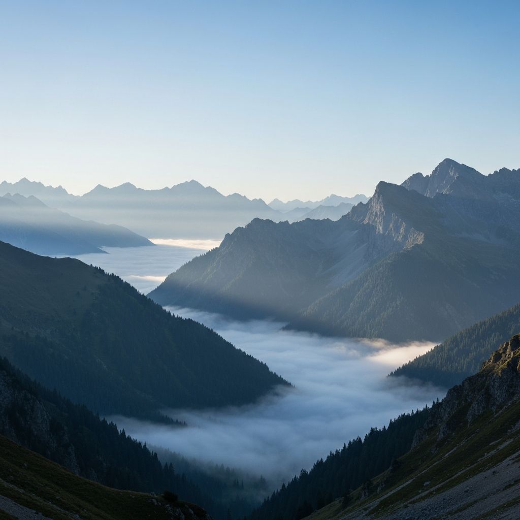 Serene natural landscape representing Elara mission